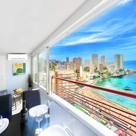 アパート Sky 21-floor Frontline Levante Coblanca ベニドルム